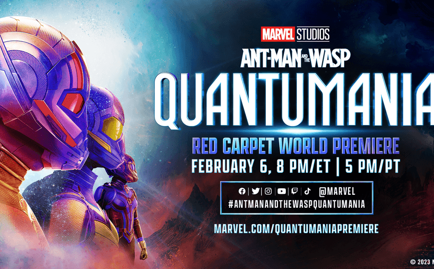 Watch the ‘Ant-Man and The Wasp: Quantumania’ Red Carpet World Premiere Livestream on February 6, 2023!