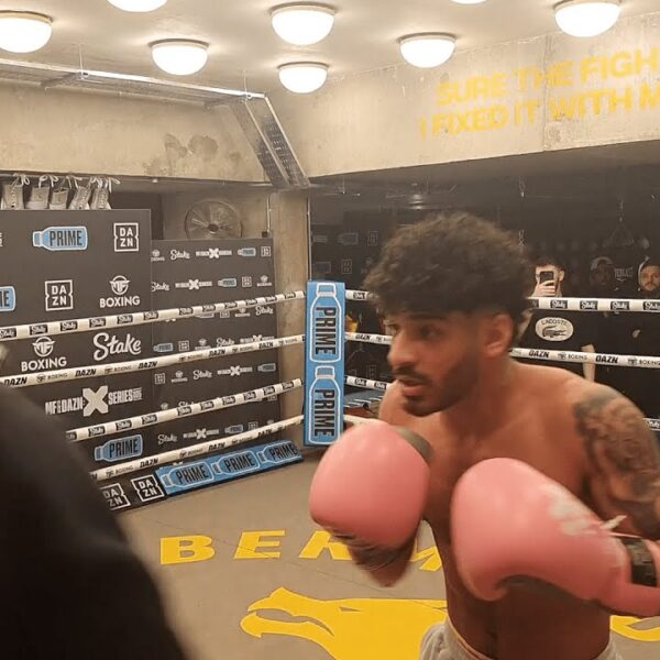 Walid Sharks shows BAD INTENTIONS during INTENSE workout