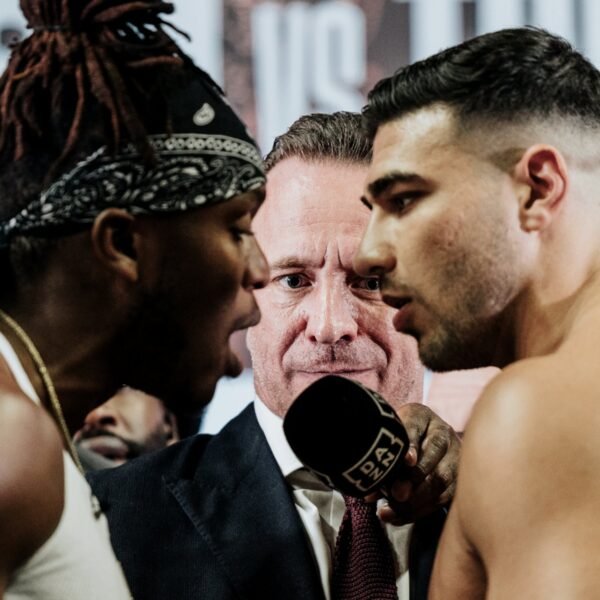 TABLES THROWN: KSI vs Tommy Fury Press Conference MAYHEM