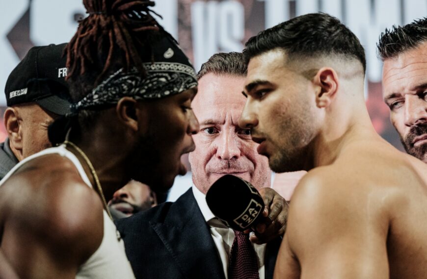 TABLES THROWN: KSI vs Tommy Fury Press Conference MAYHEM
